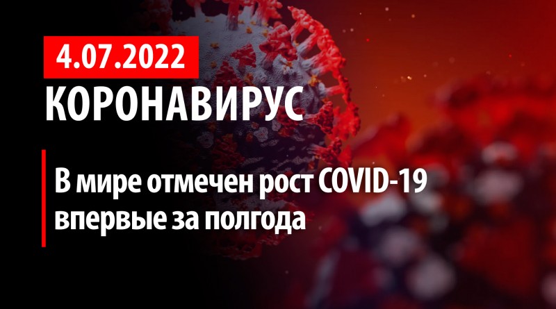 Коронавирус, 4 июля. В мире отмечен рост COVID-19 впервые за полгода